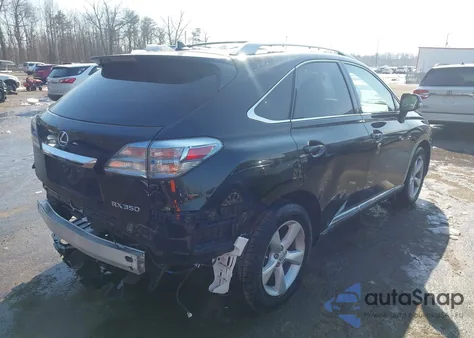 2012 Lexus Rx 350 z USA, uszkodzony, nr VIN 2T2BK1BA6CC135617